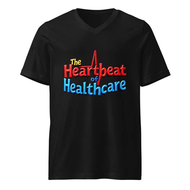 Healthcare Heartbeat V-Neck Tee product image (1)
