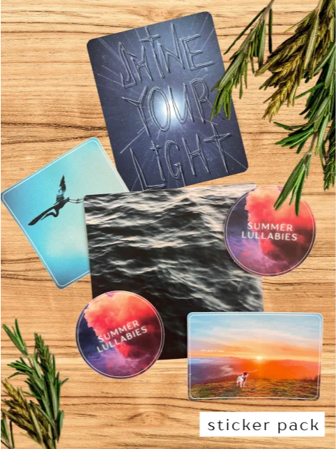 Merch: Summer Lullabies Sticker & Magnet Pack product image (1)