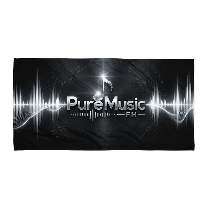 PureMusic FM Vibrant Beach Towel product image (1)