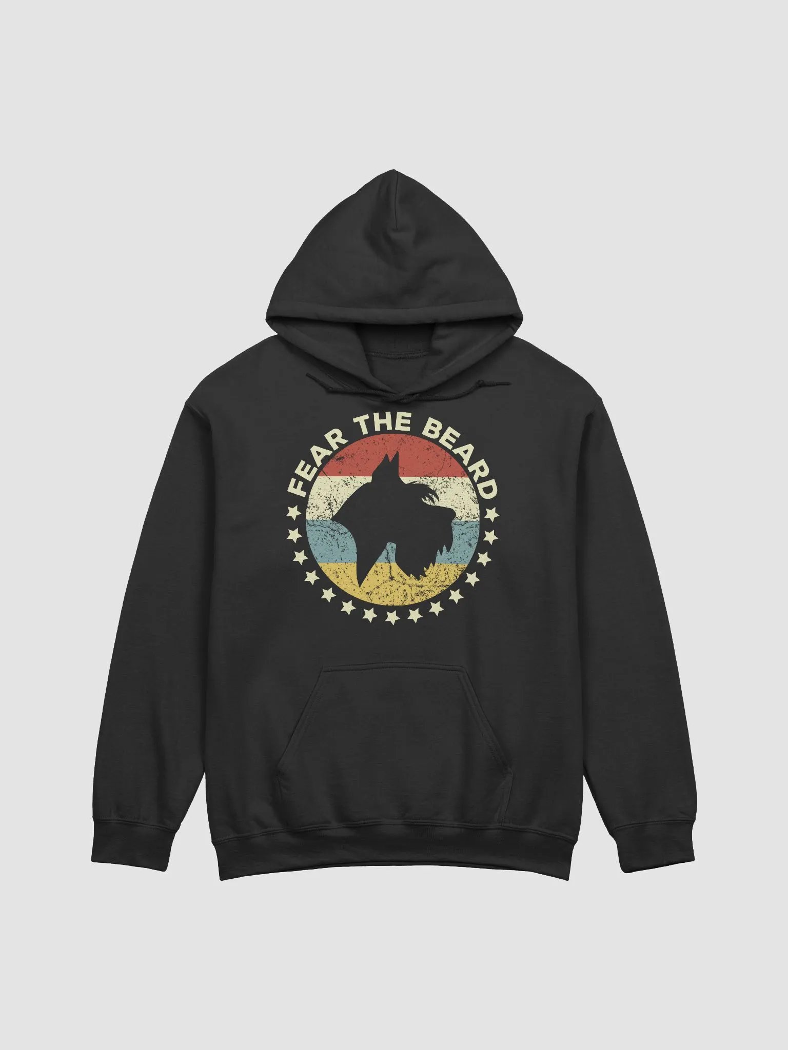 Fear the Beard Schnauzer Hooded Sweatshirt | Funny Hoodie for Schnauzer Paw-rents product image (1)