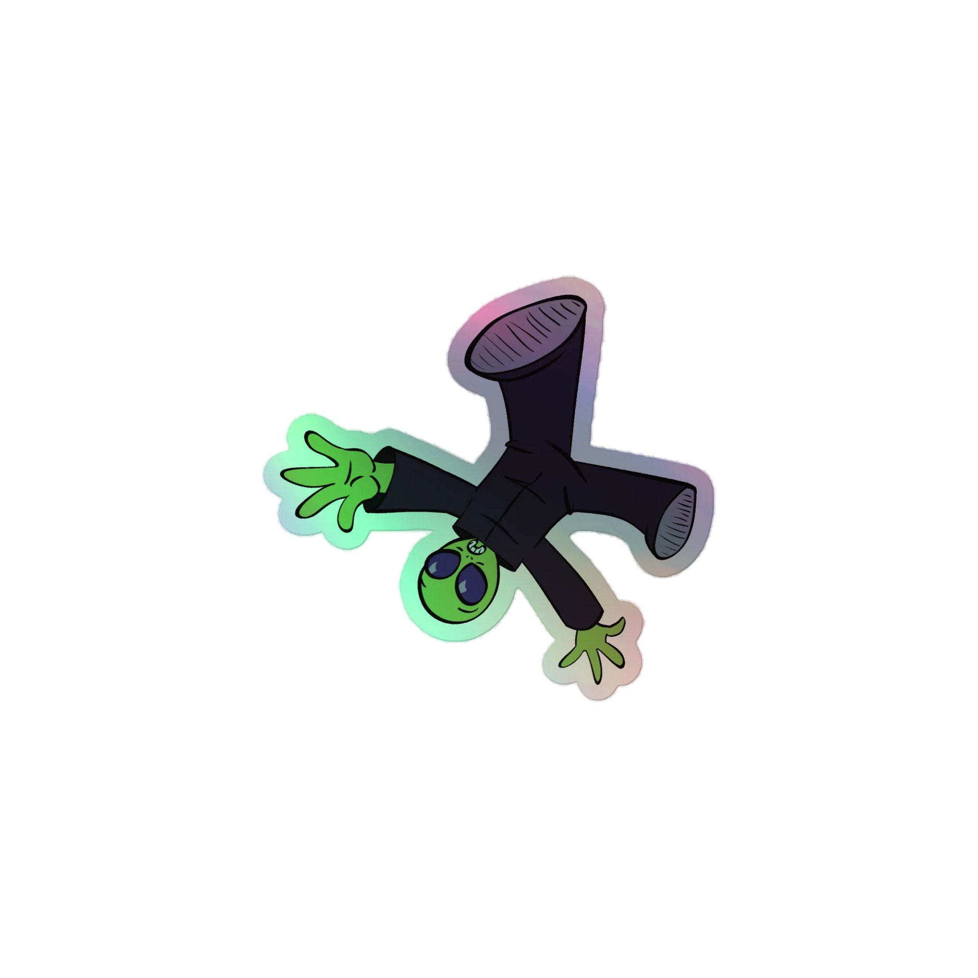 Alien holofoil sticker product image (2)