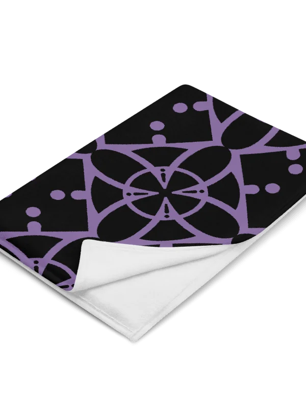 Purple Ethereal Echoes Throw Blanket product image (1)
