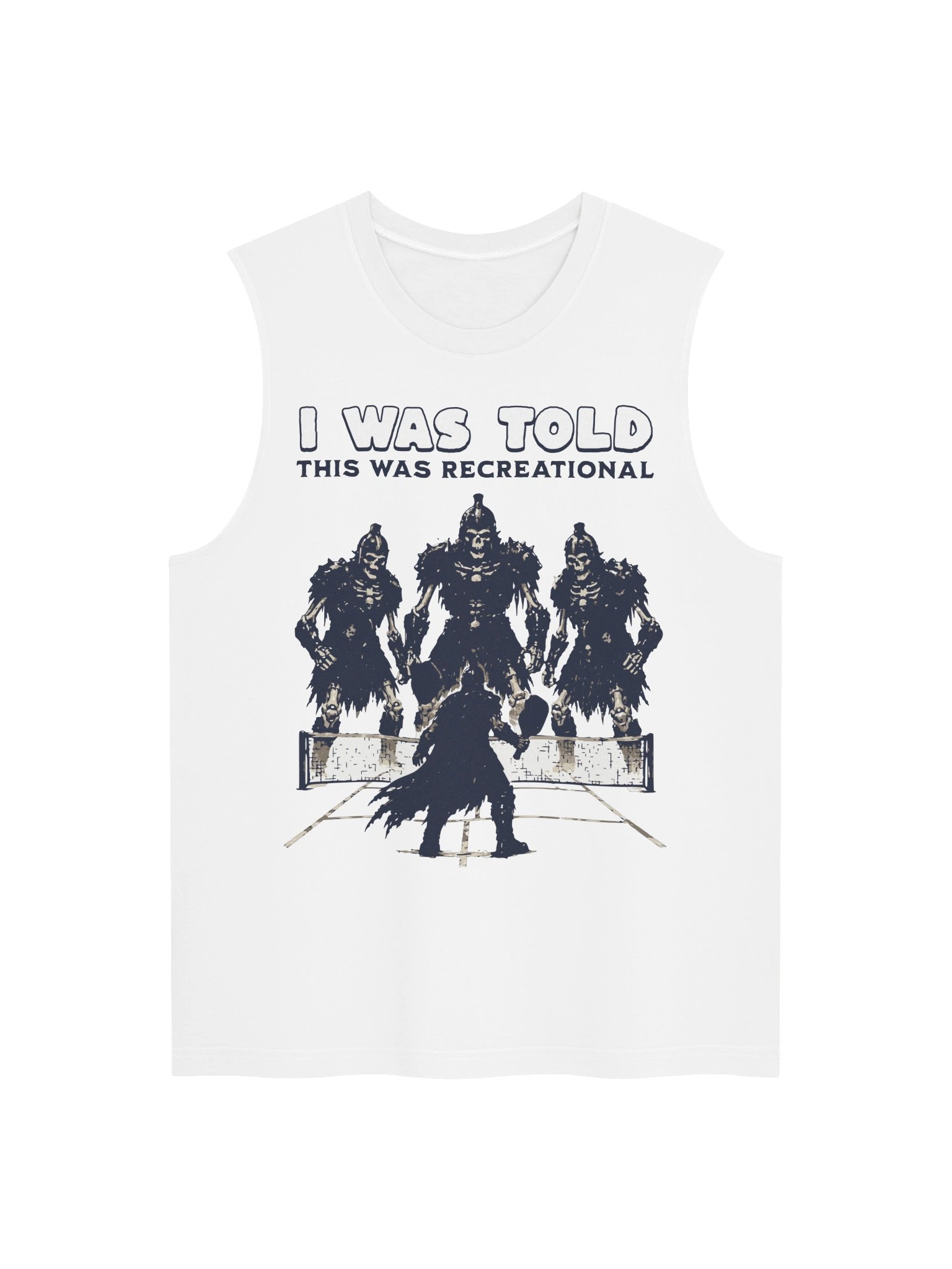 I Was Told This Was Recreational Tank Top – Funny Pickleball Tank Top product image (2)