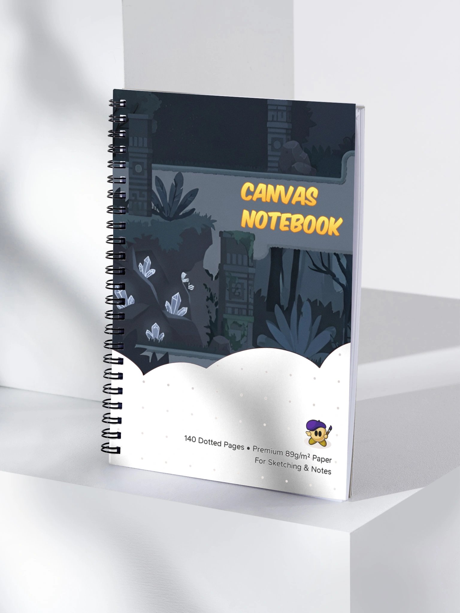 Crystal Wonder Canvas Notebook product image (4)