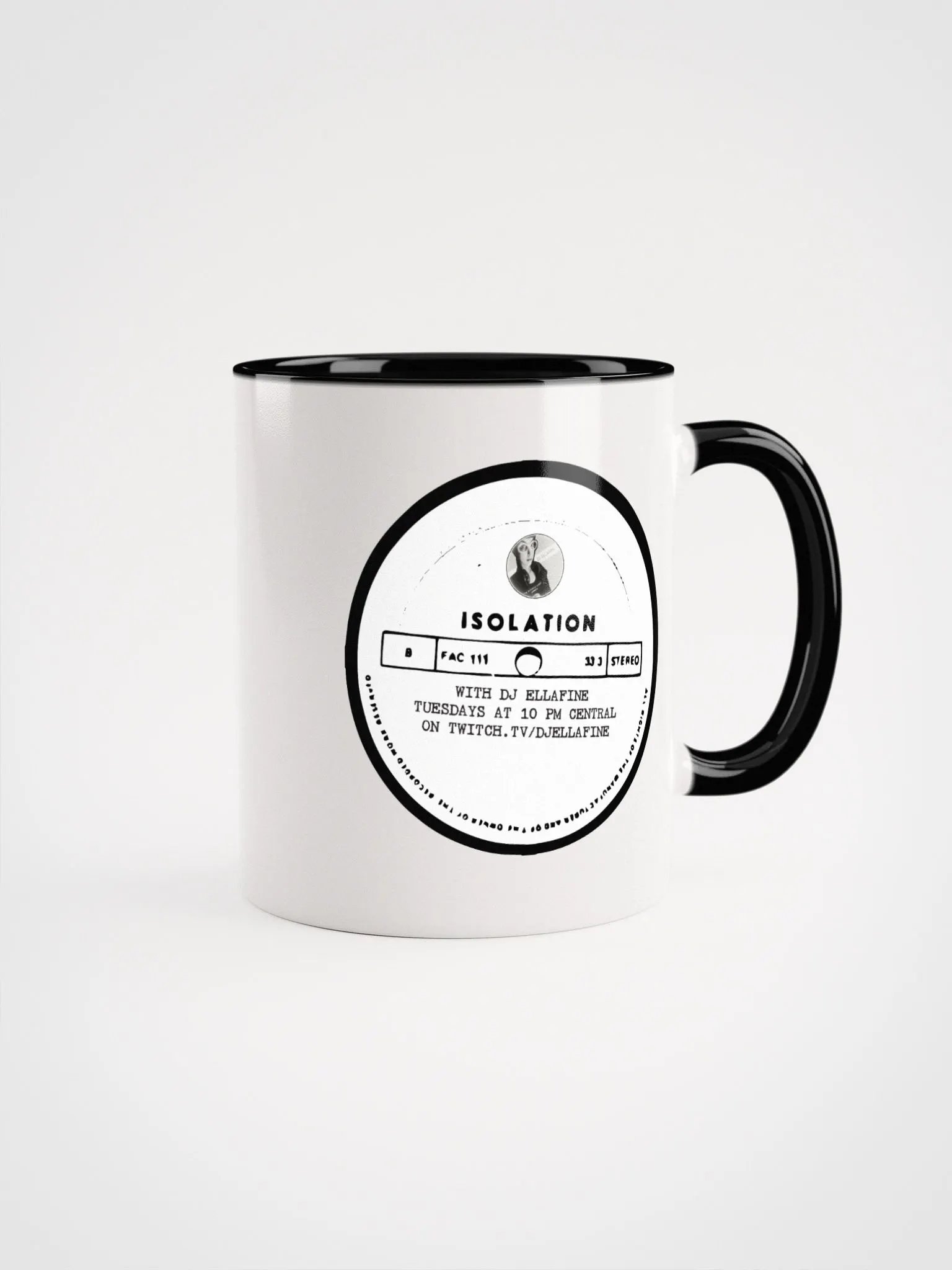 Isolation Logo - Black and White Mug product image (1)