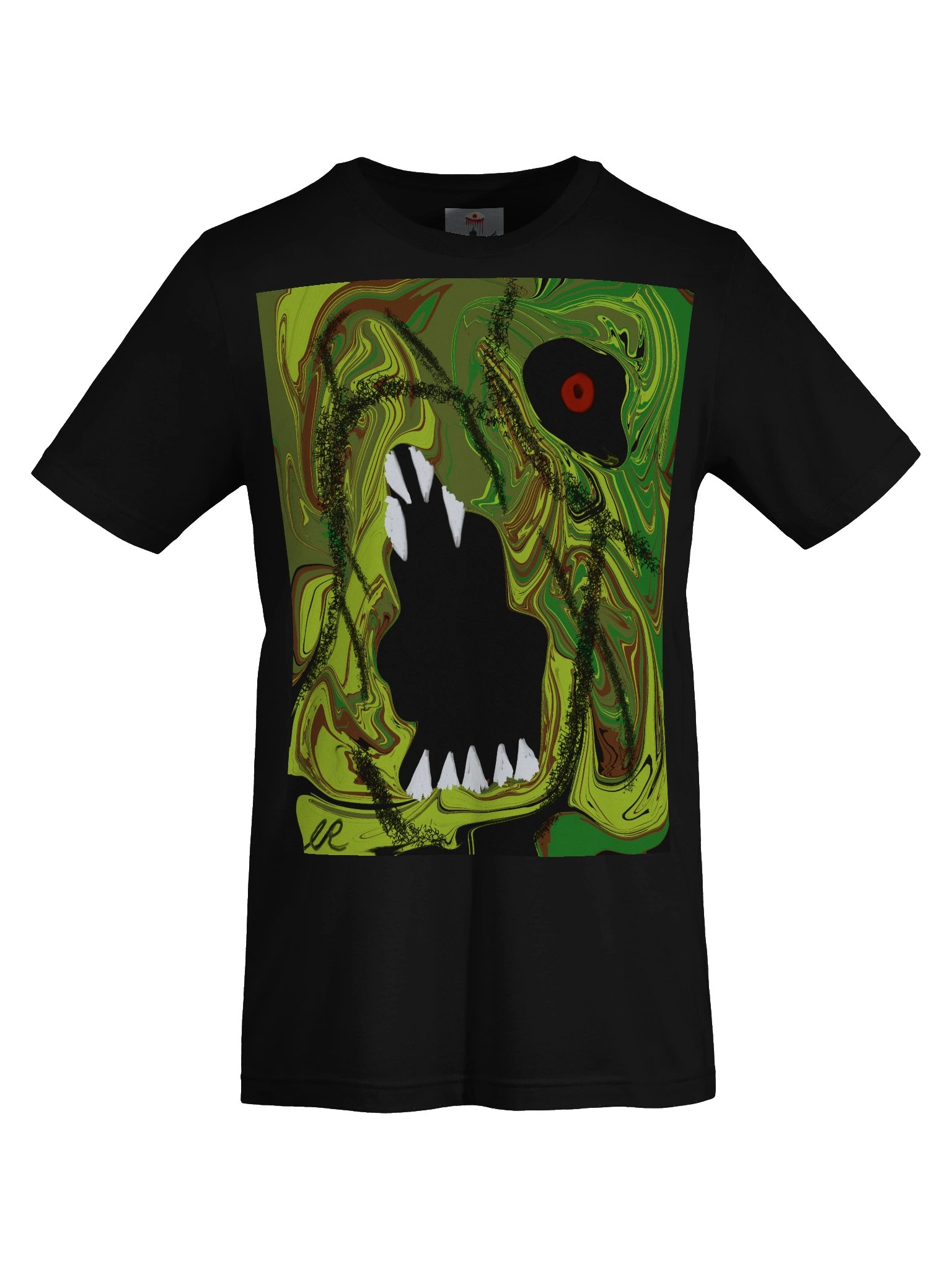 Marbled Swirl & Noir — Graphic Tee product image (7)