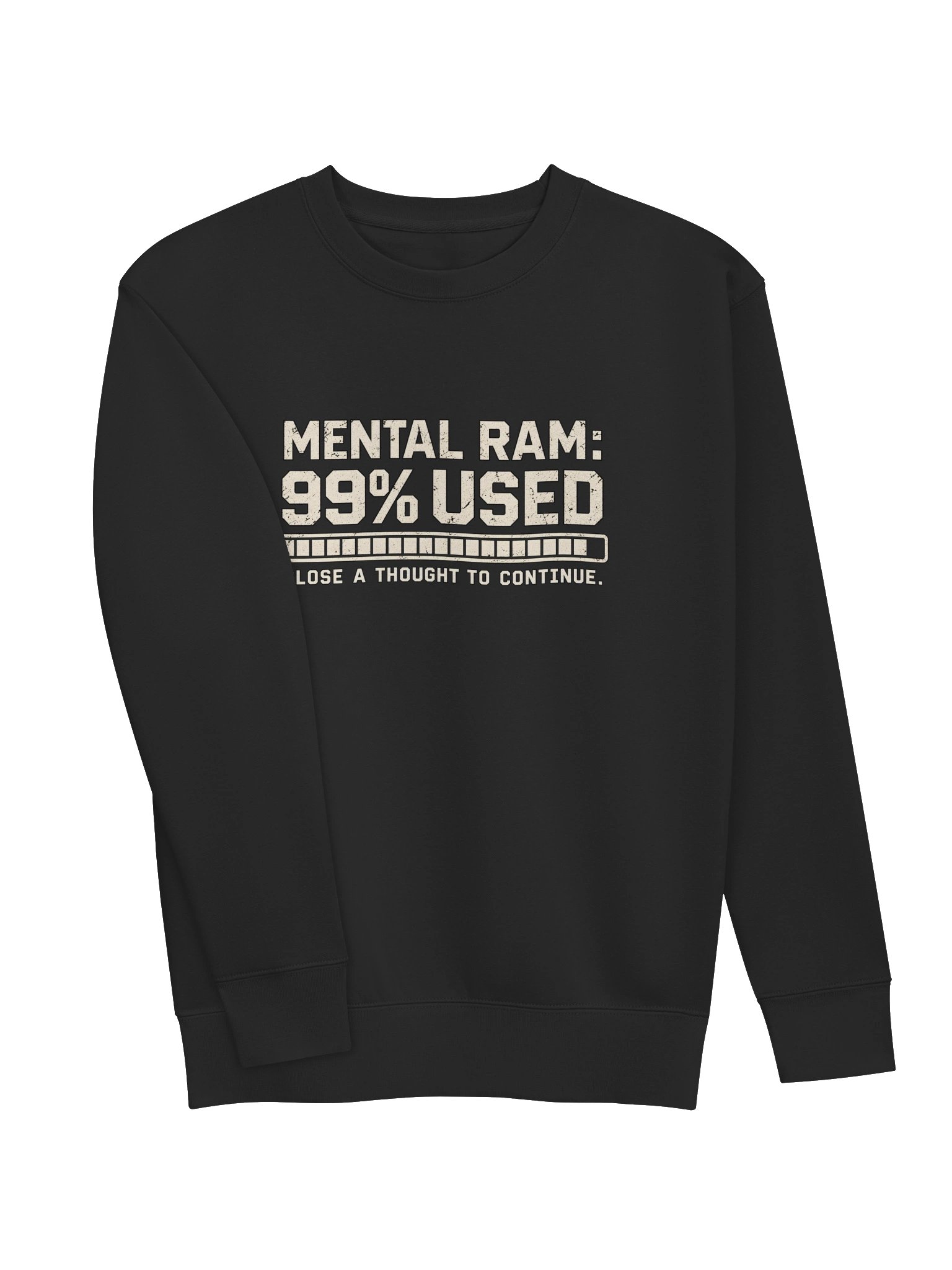 ADHD Neurodivergent Sweatshirt | Mental RAM 99% Used | Cotton Heritage Sweatshirt product image (24)