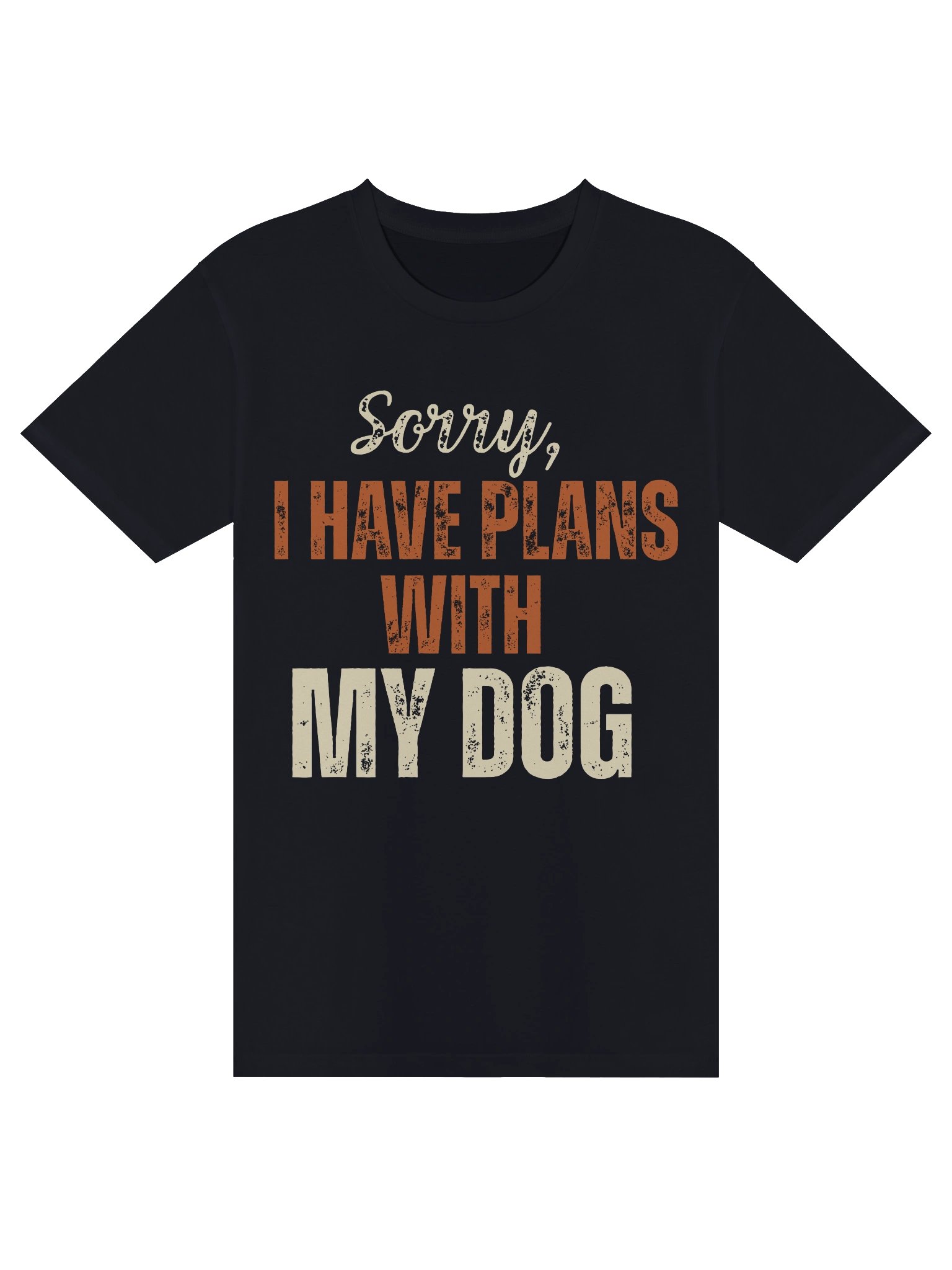 Sorry, I Have Plans With My Dog Vintage T-Shirt product image (9)