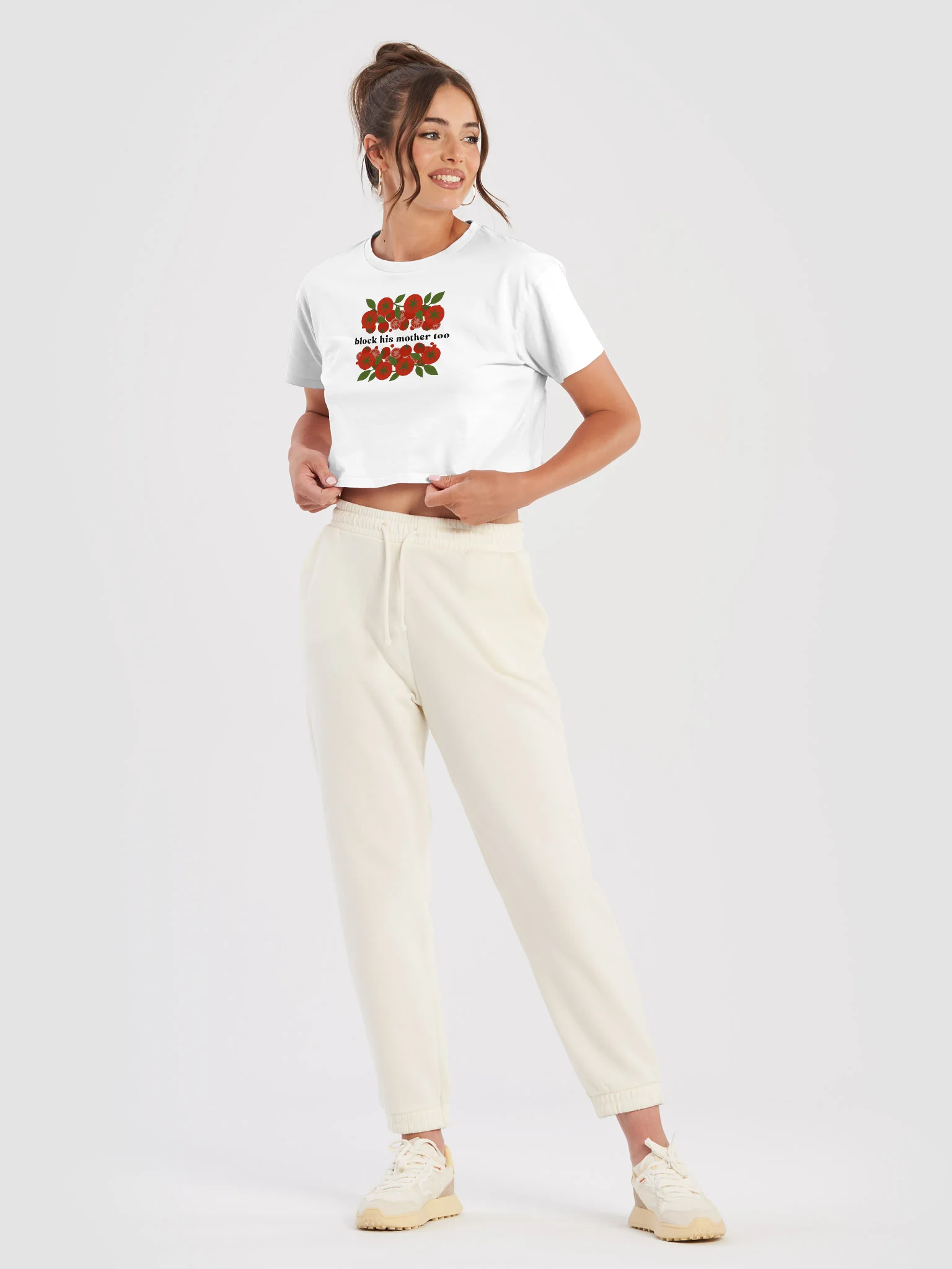"Block His Mother Too" Crop Top product image (15)