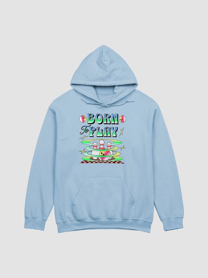 Born To Play Bowling Bulb Neon Night Hoodie product image (5)