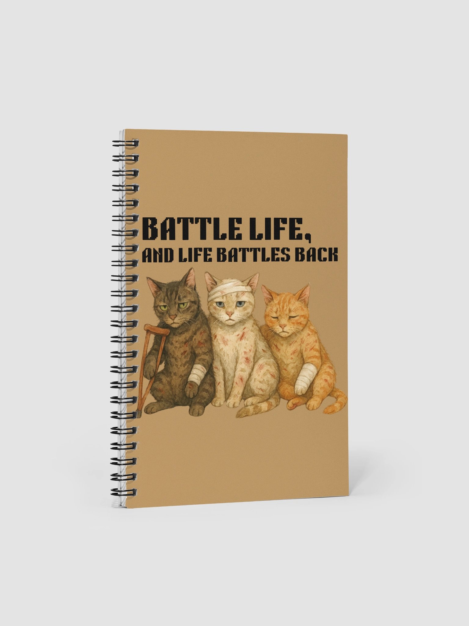 Nap Hard – Win Harder Cat Notebook product image (1)