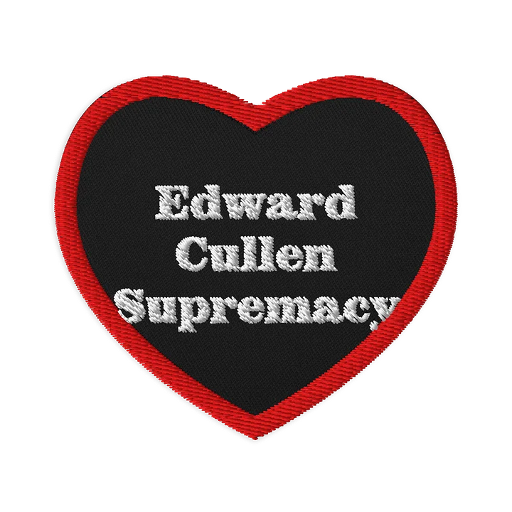"Edward Cullen Supremacy" Embroidered Patch product image (1)
