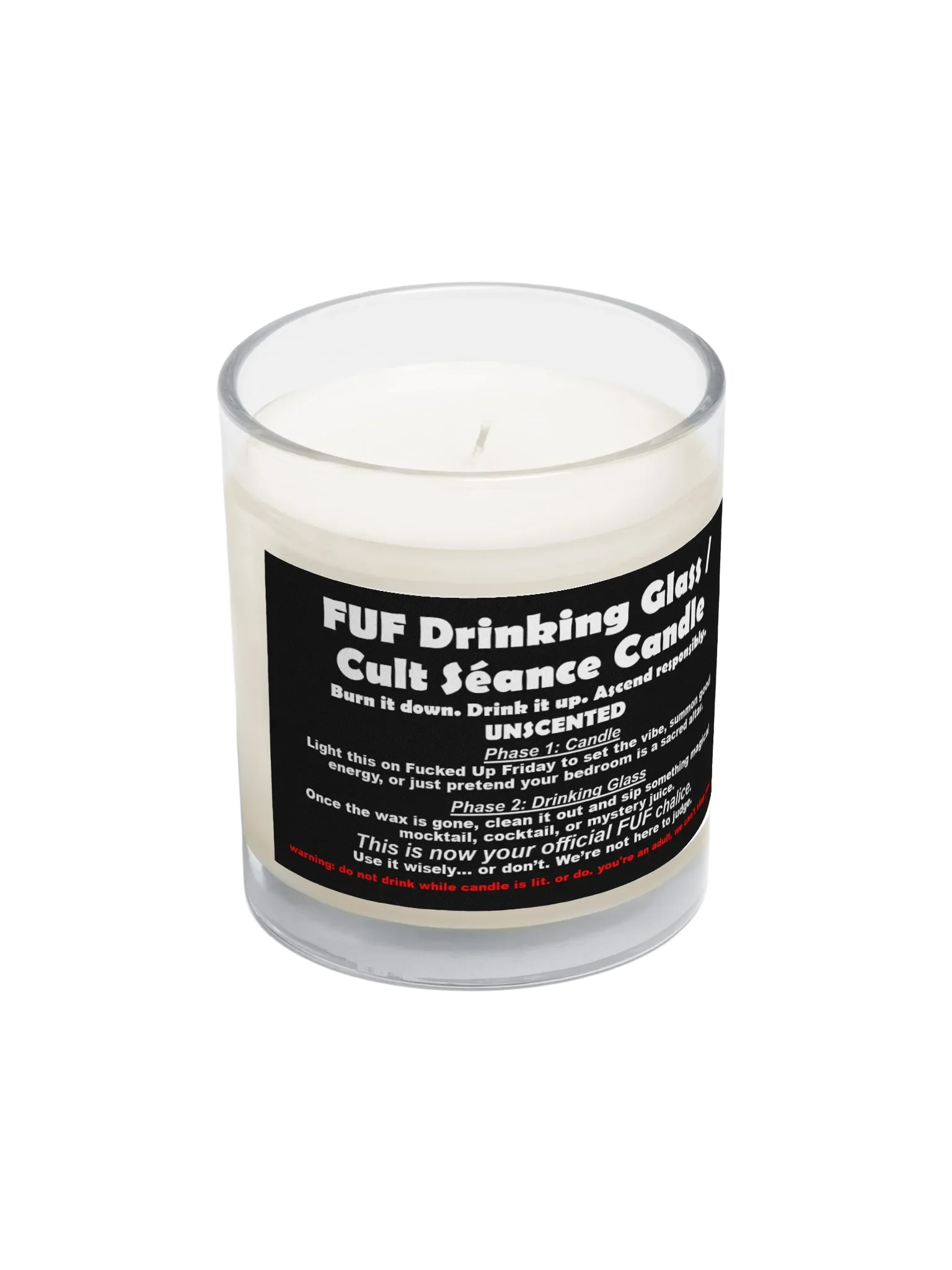 FUF Drinking Glass / Cult Séance Candle product image (2)