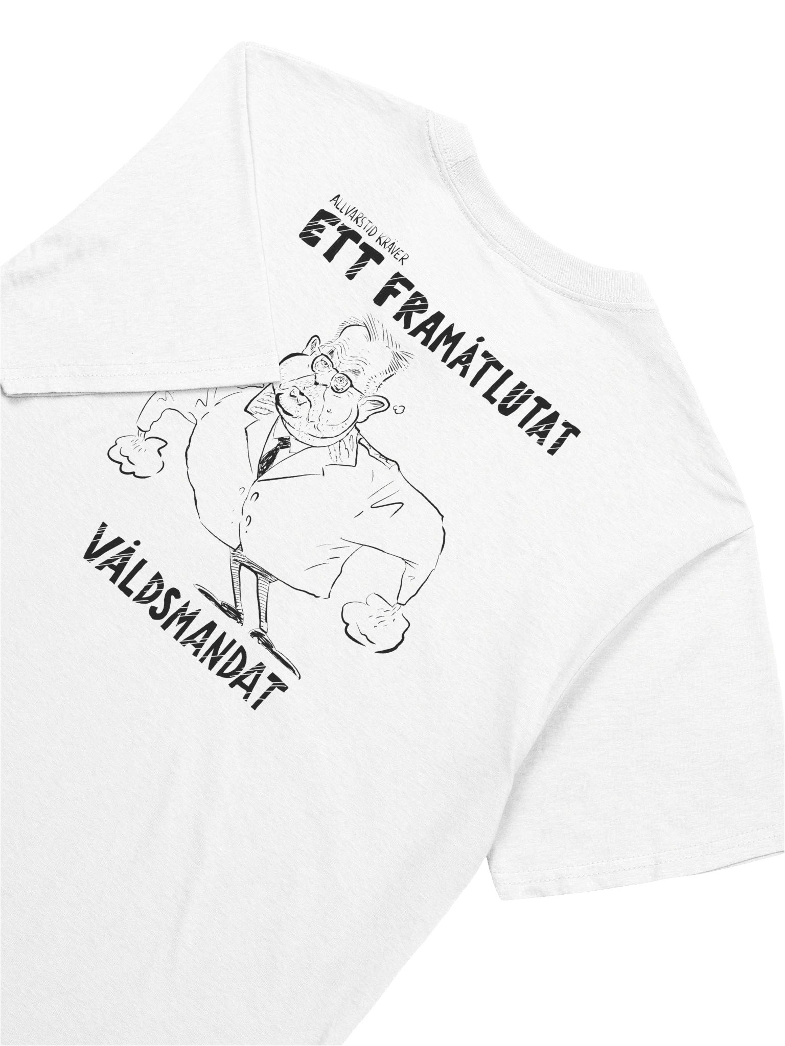Framåtlutat våldsmandat - Herr T-shirt (signed by @Kluddniklas!) product image (8)