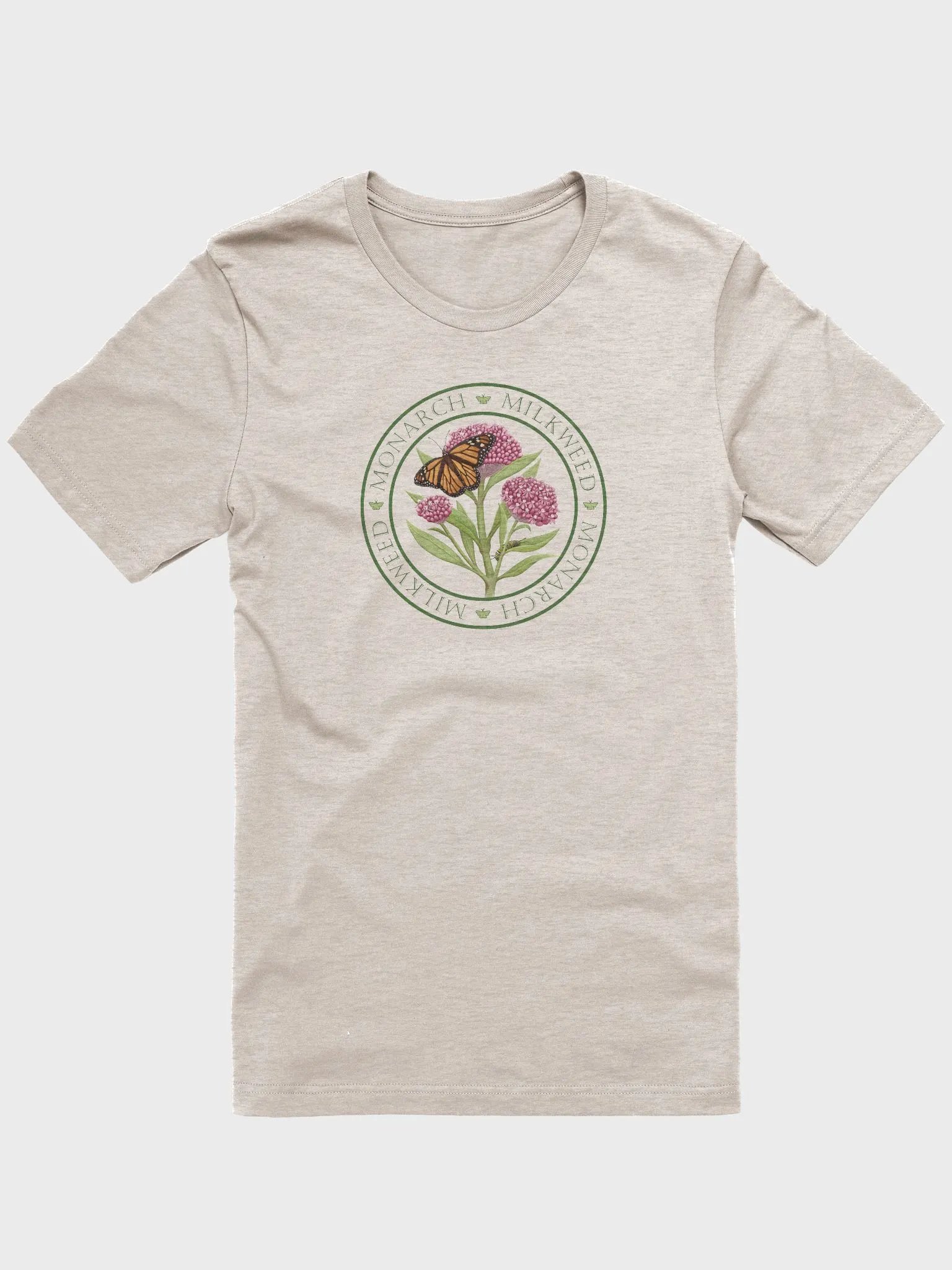 Monarch/Milkweed Circle T-Shirt product image (1)