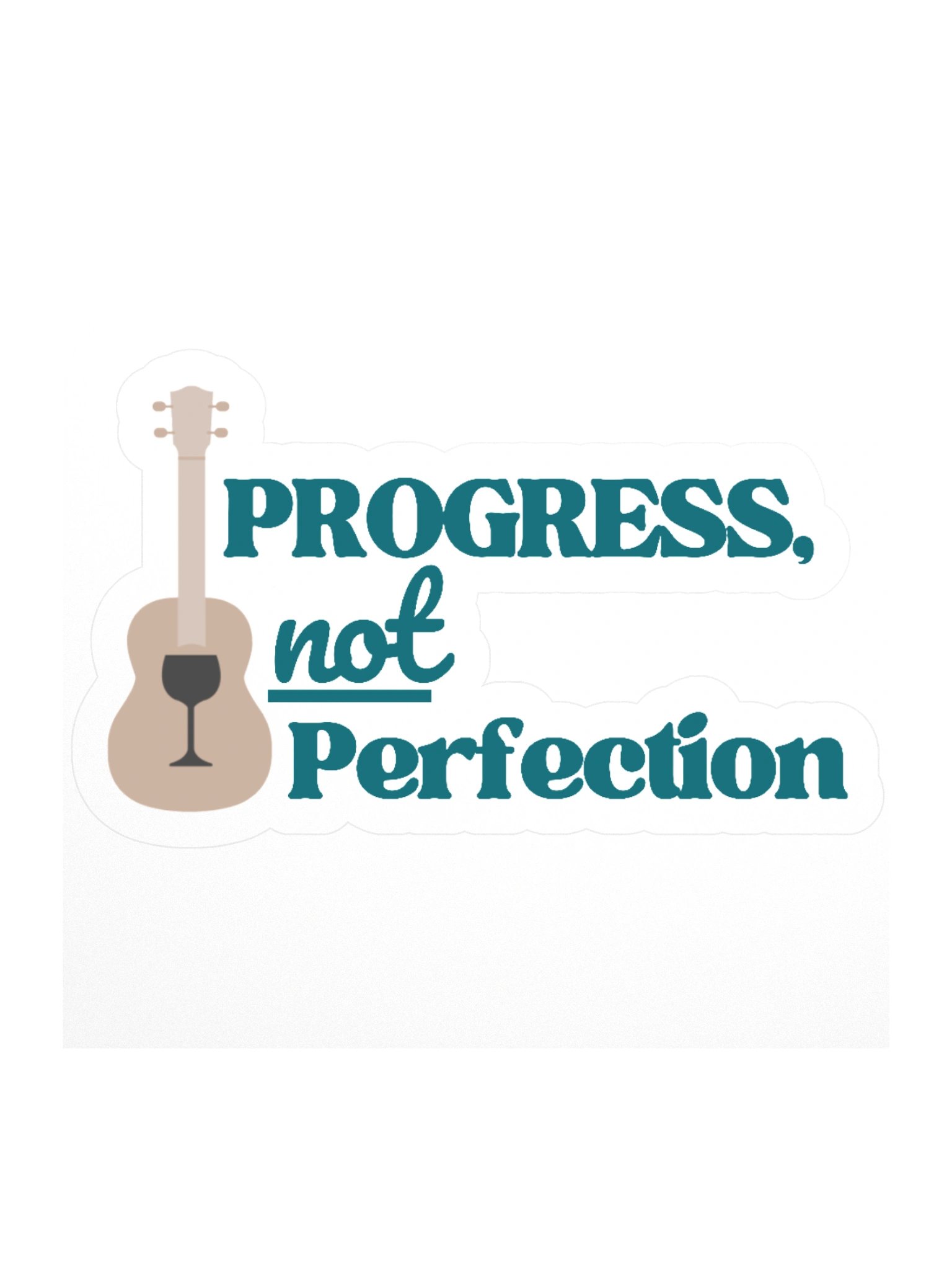 Progress Not Perfection Sticker product image (3)