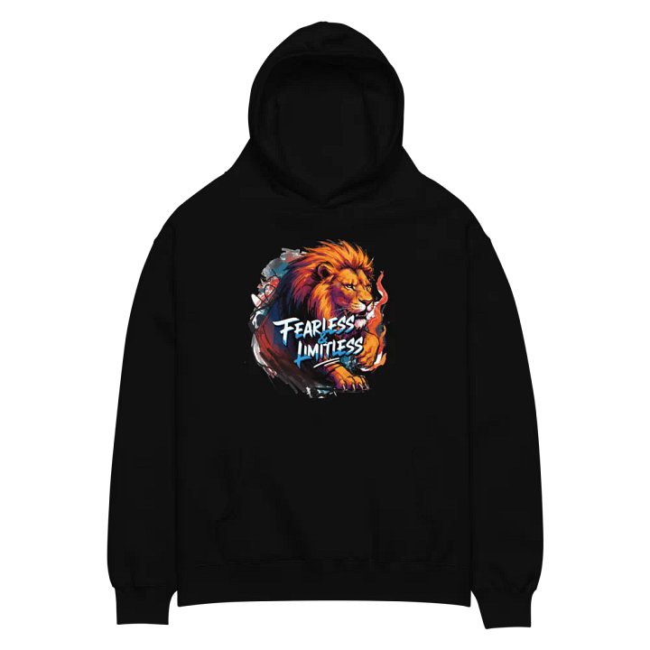 Fearless & Limitless Lion Oversized Hoodie product image (2)