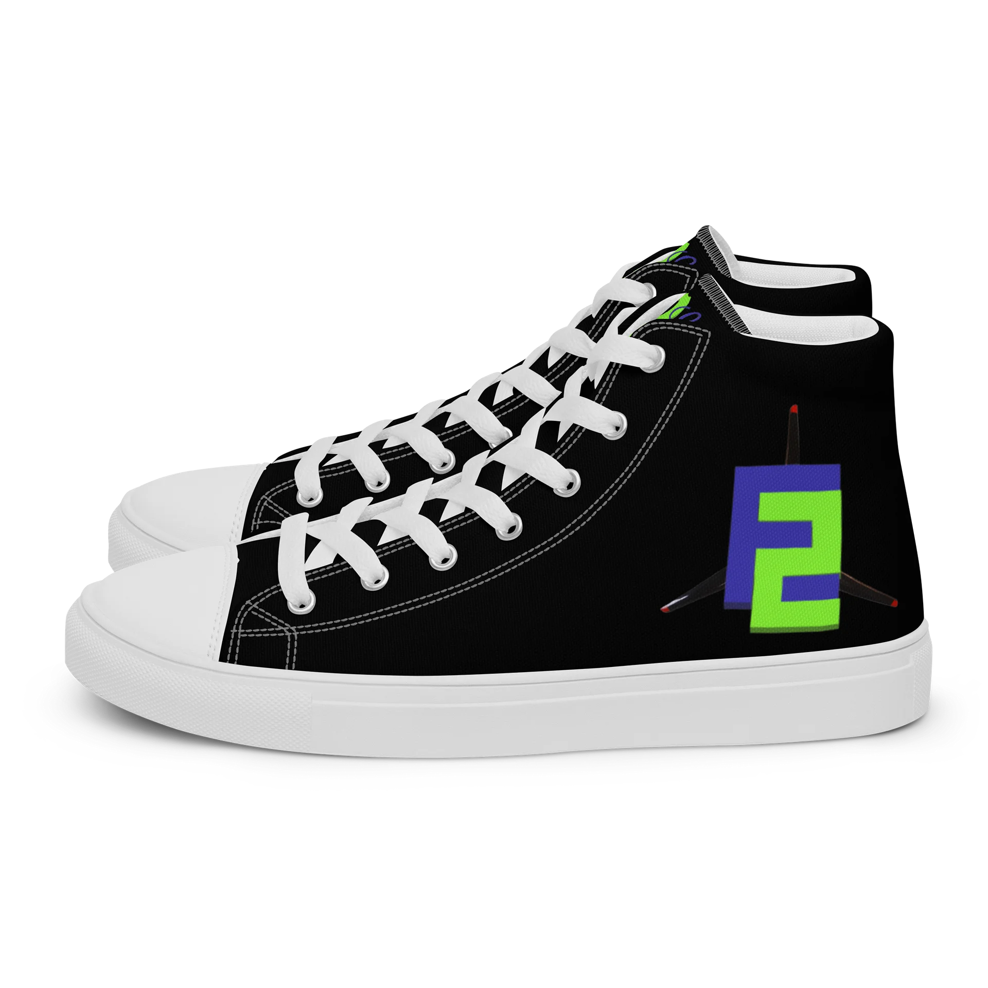 Black hi-tops product image (1)