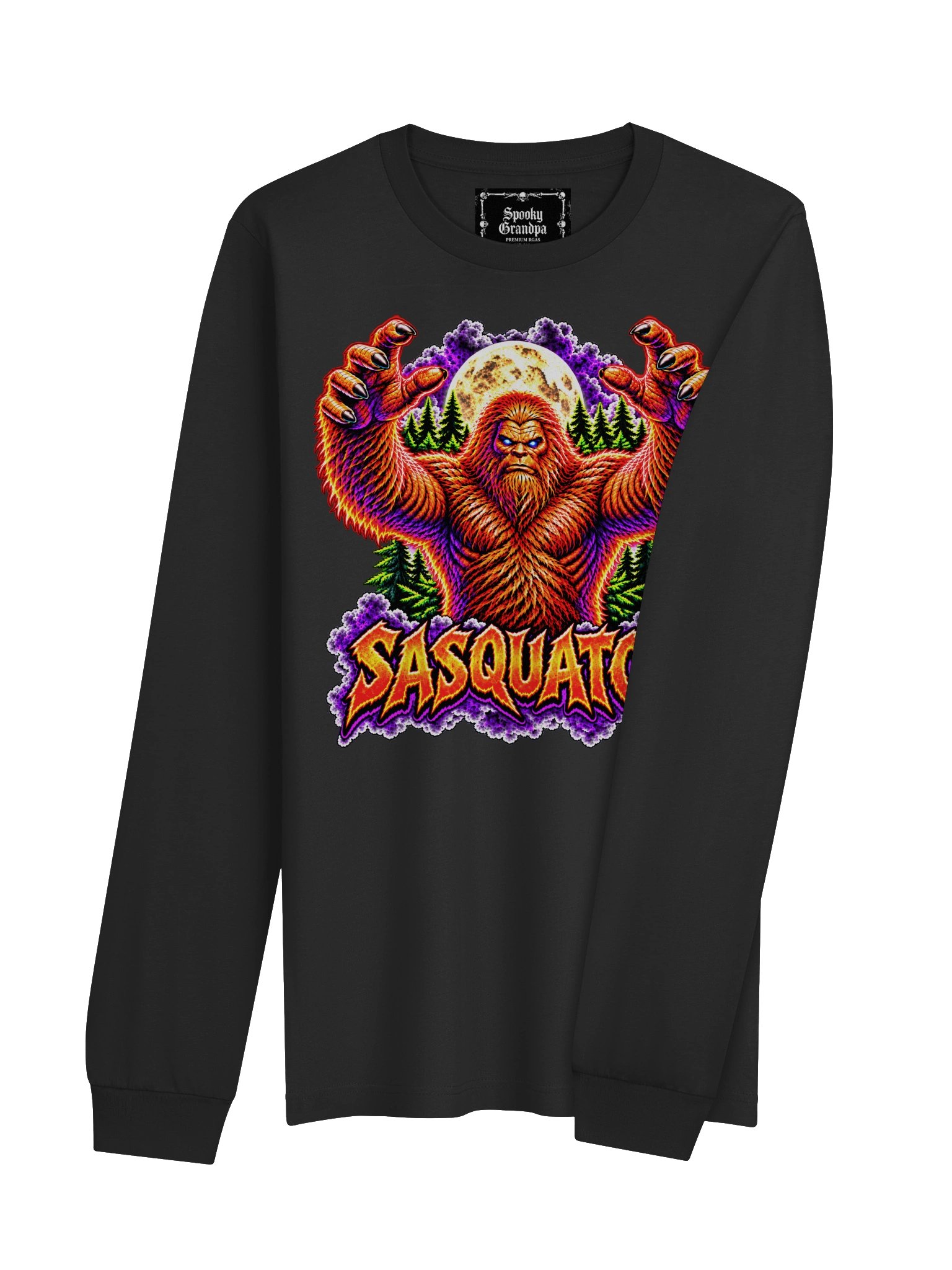 Sasquatch: Neon Nightmares – Long Sleeve Shirt product image (9)
