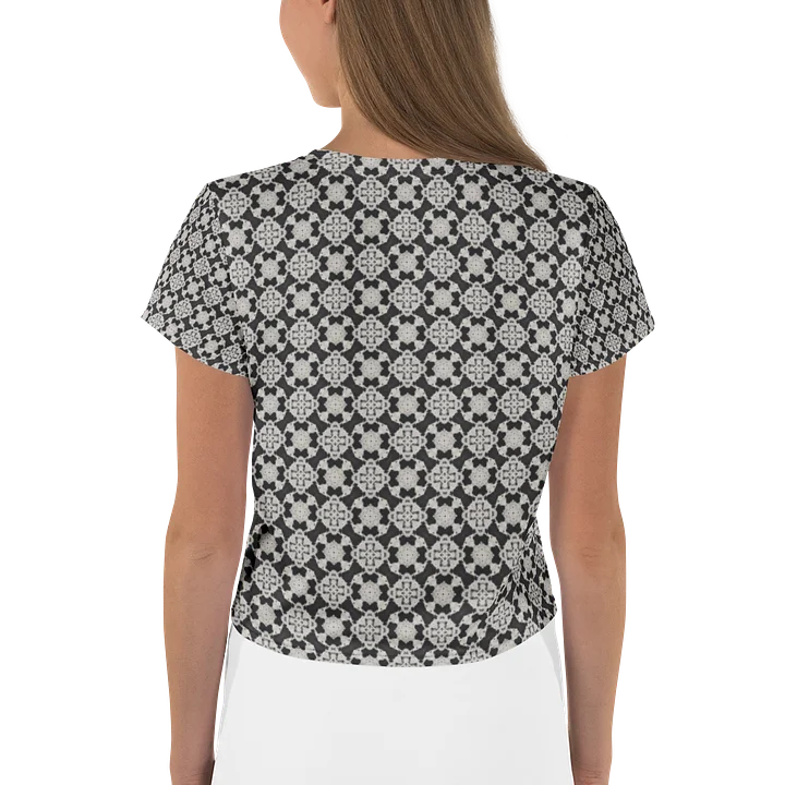 Monochrome Mosaic Crop Tee product image (2)