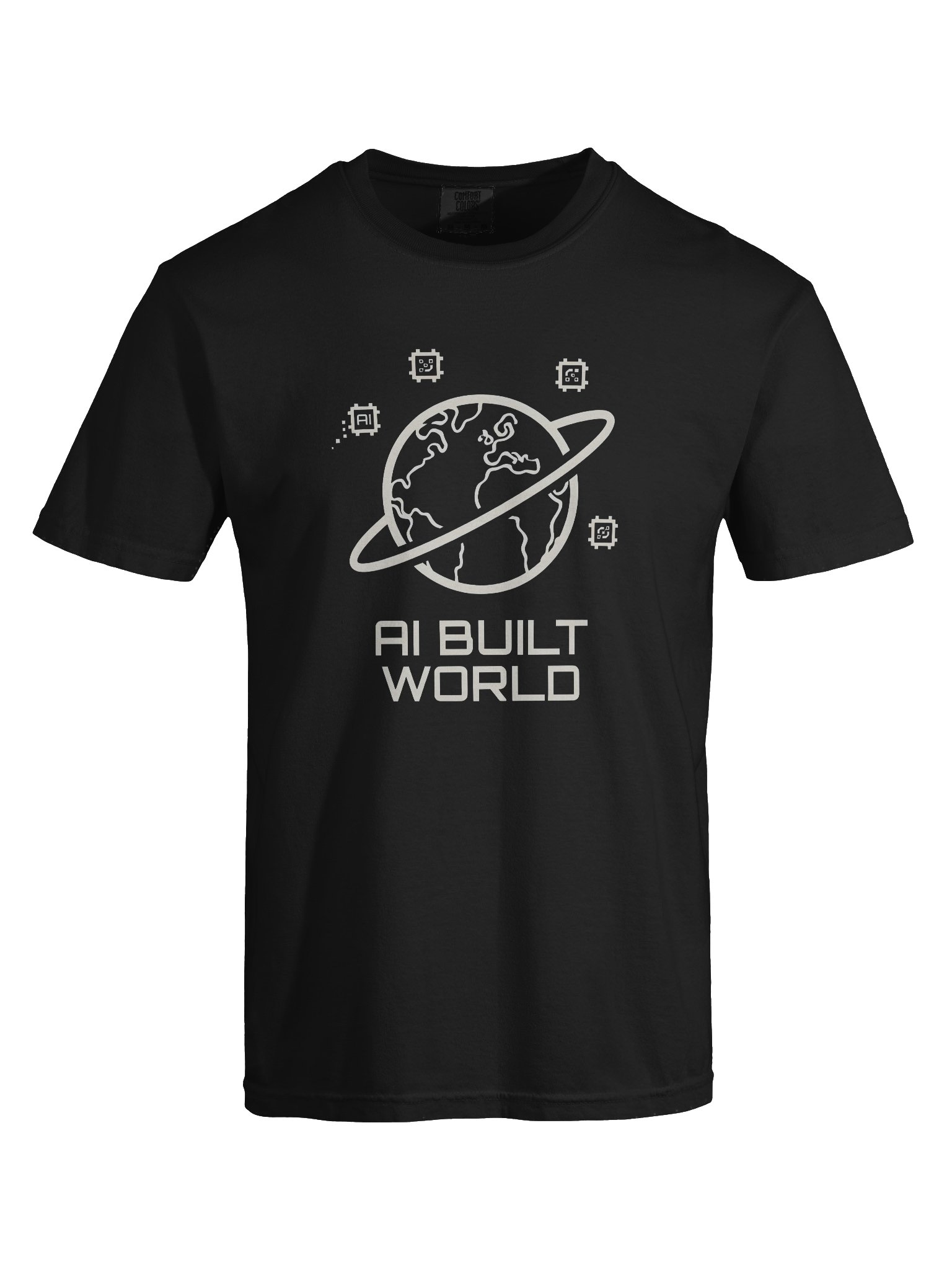 AI Built World Premium Tee product image (7)