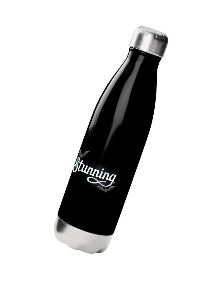 Stunning in White Insulated Water Bottle product image (2)
