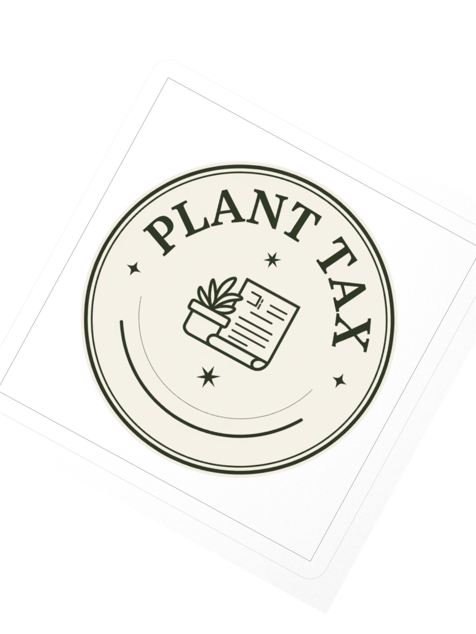 Plant Tax — Sticker product image (2)