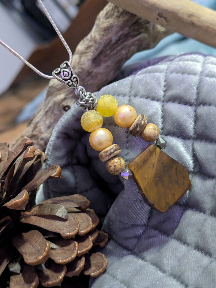 Sunflower Petal Pendant product image (1)