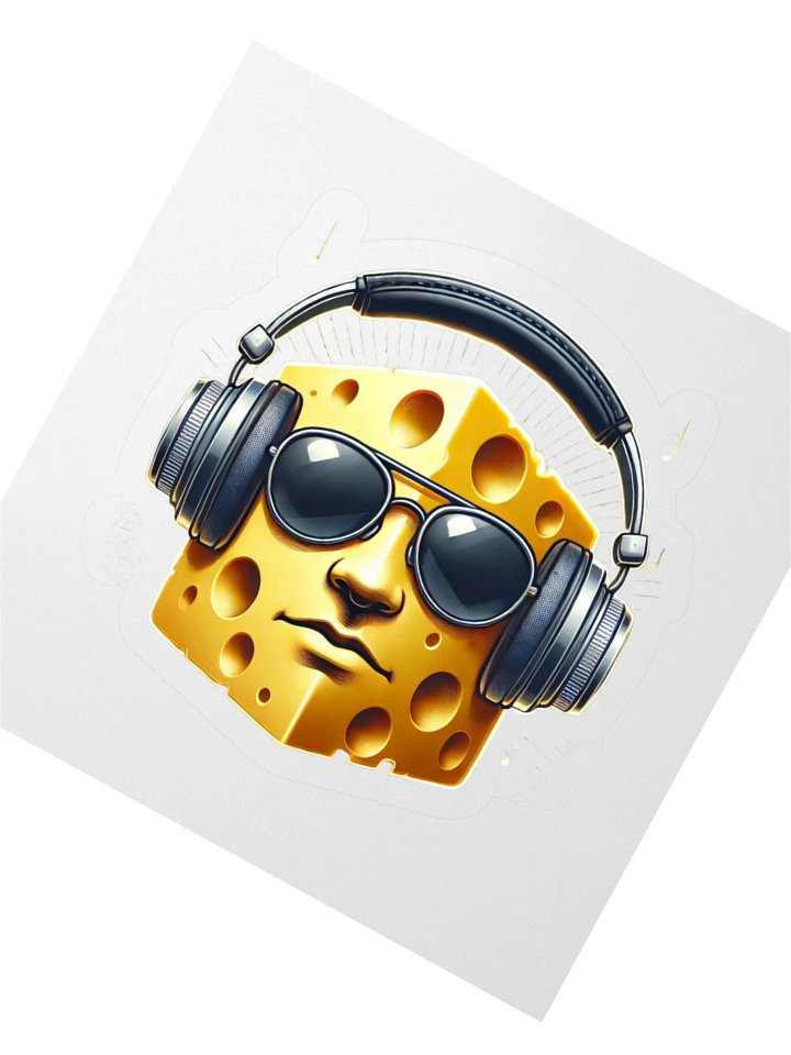 Cool Cheese Face Sticker Set product image (4)