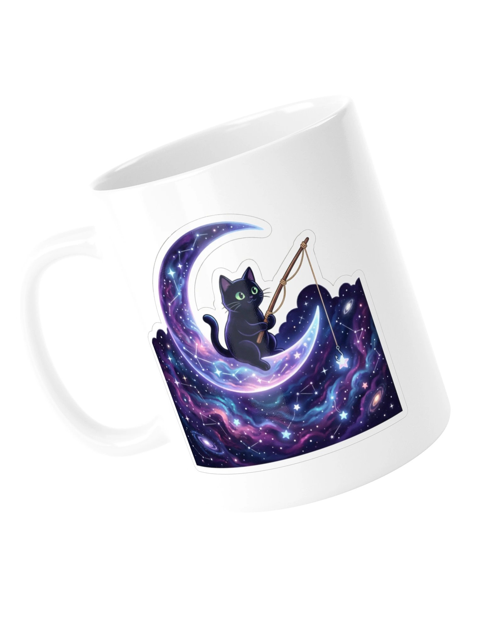 Moon Fishing Cat Mug product image (5)