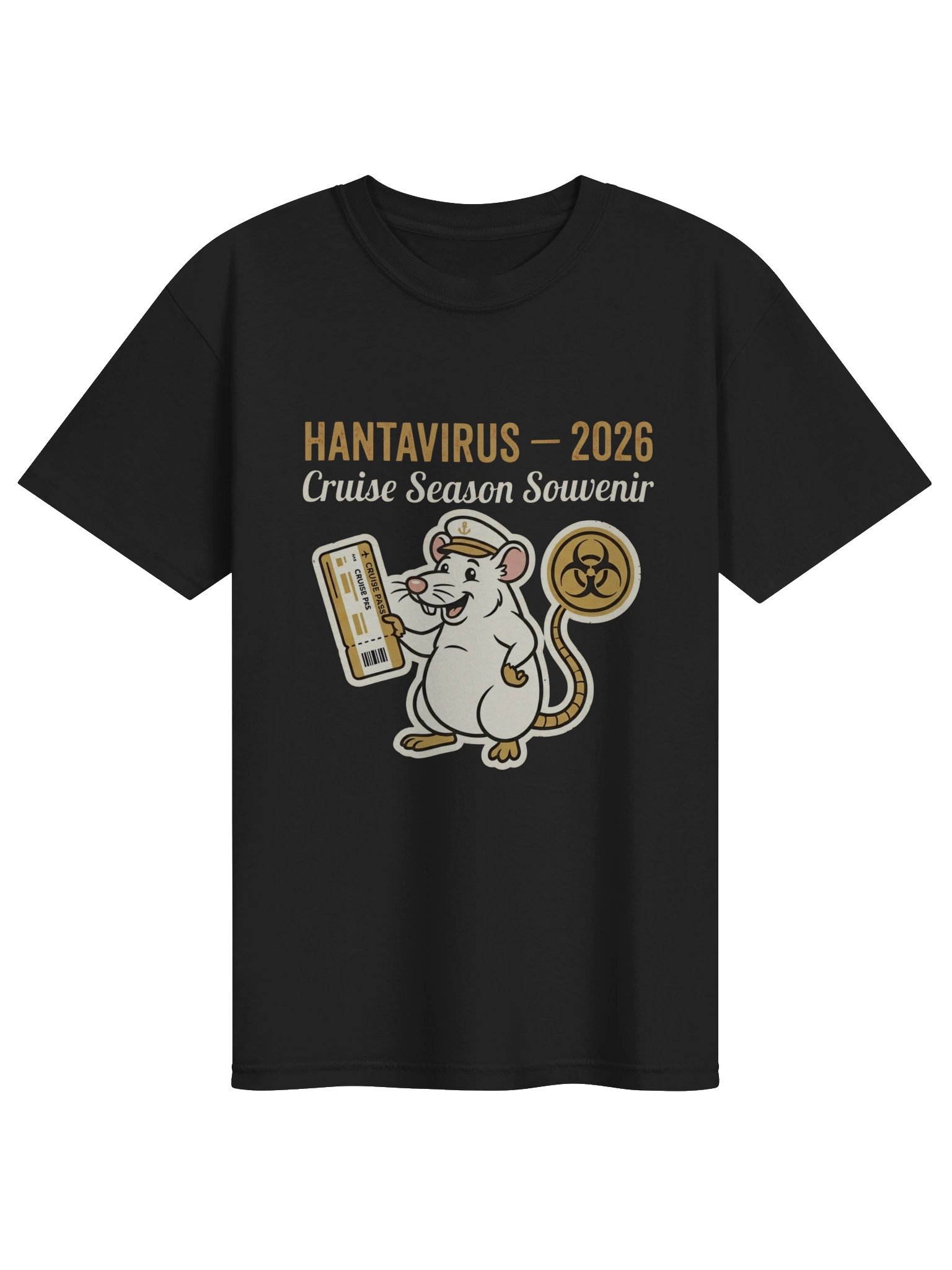 Hantavirus 2026 Cruise Season Souvenir Funny Comfort Colors Garment-Dyed Heavyweight T-Shirt T-Shirt product image (1)