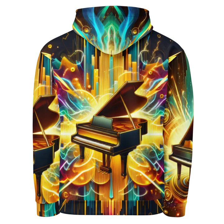 Piano Musical Instrument - All-Over Unisex Hoodie #25 product image (2)