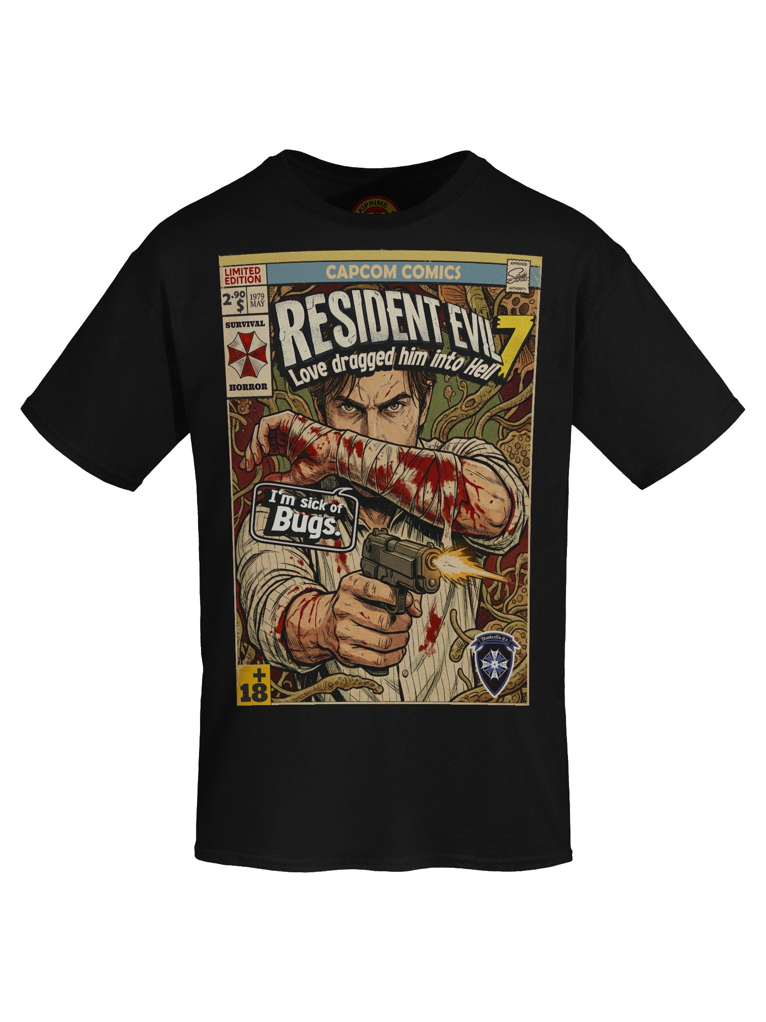 Resident Evil 7 Comic Art T-Shirt product image (5)