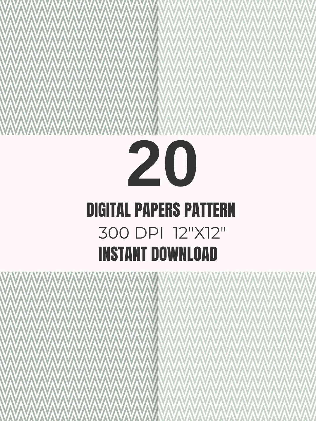 Pastel Pink & Sage Seamless Paper Pack 20 product image (5)