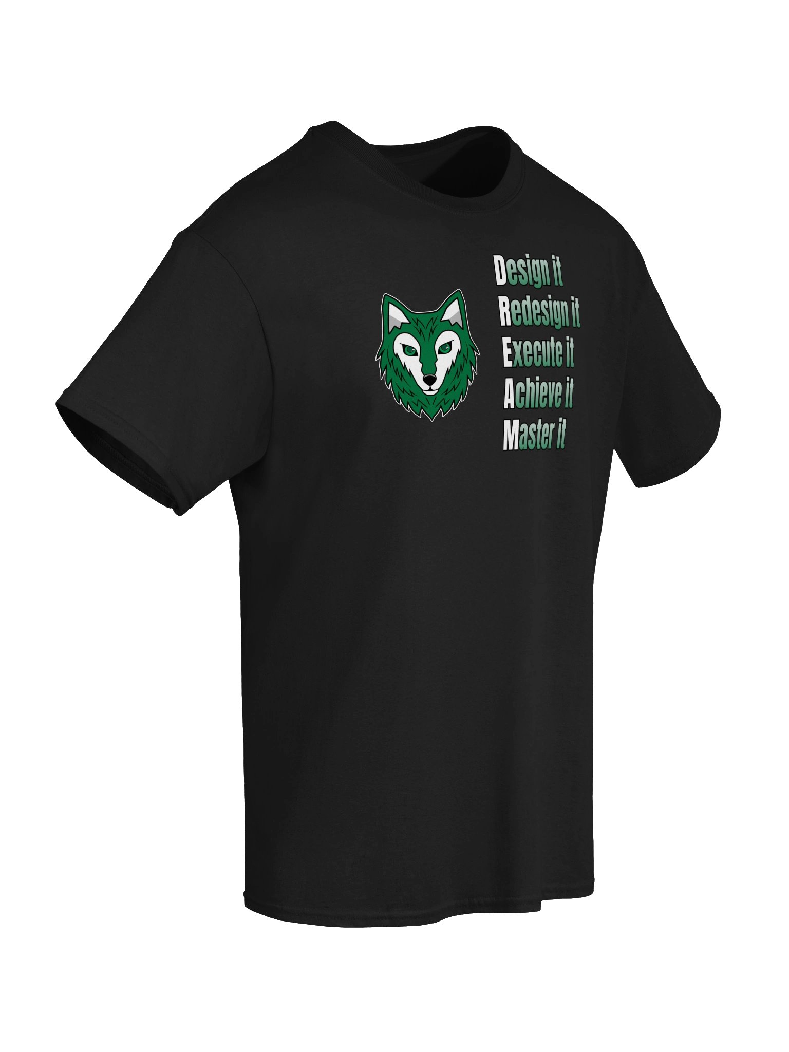 Emerald Wolf Motivation w/ logo - Gildan Tee product image (6)