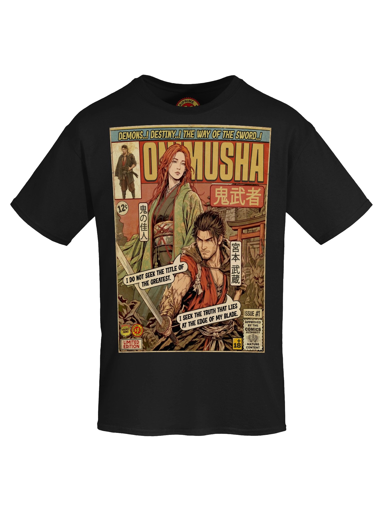 Onimusha Comic Art Gaming T-Shirt product image (5)