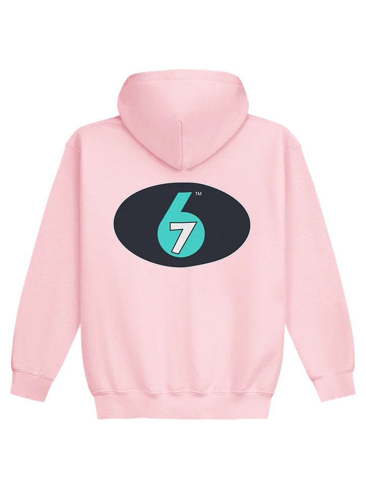 Kids Pull-over Hoodie - Light Pink, Logo on Back product image (2)