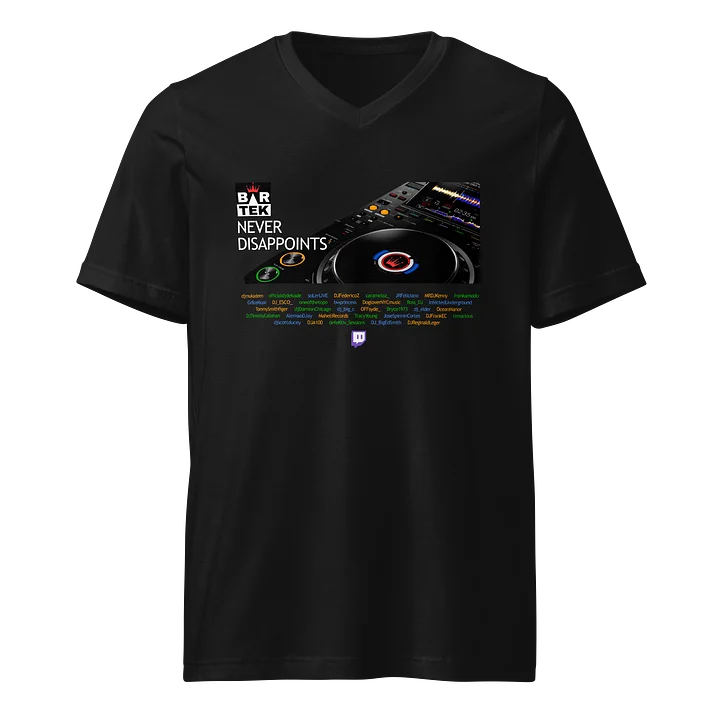 Bartek Never Disappoints V-Neck Jersey T-Shirt product image (1)