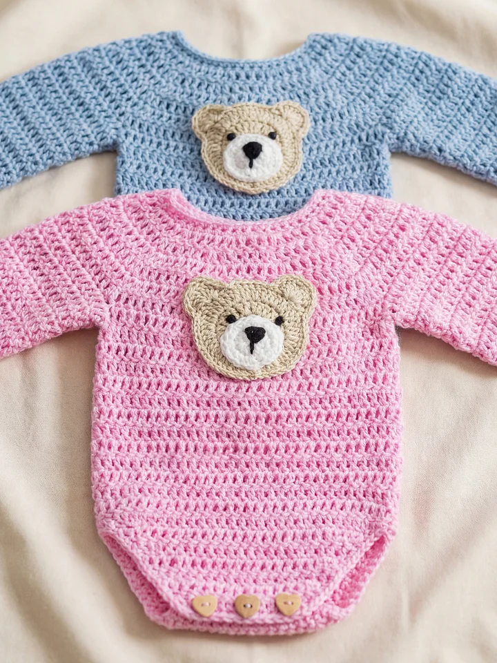 Little Logan Romper Crochet Pattern product image (1)