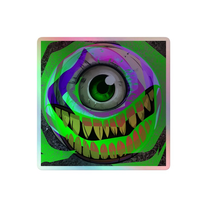 TIER 3 TWISTED EYEBALL KISS-CUT HOLOGRAPHIC STICKER product image (2)