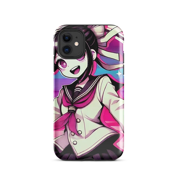 Vibrant Anime Girl iPhone Tough Case - Cute Kawaii Design product image (1)