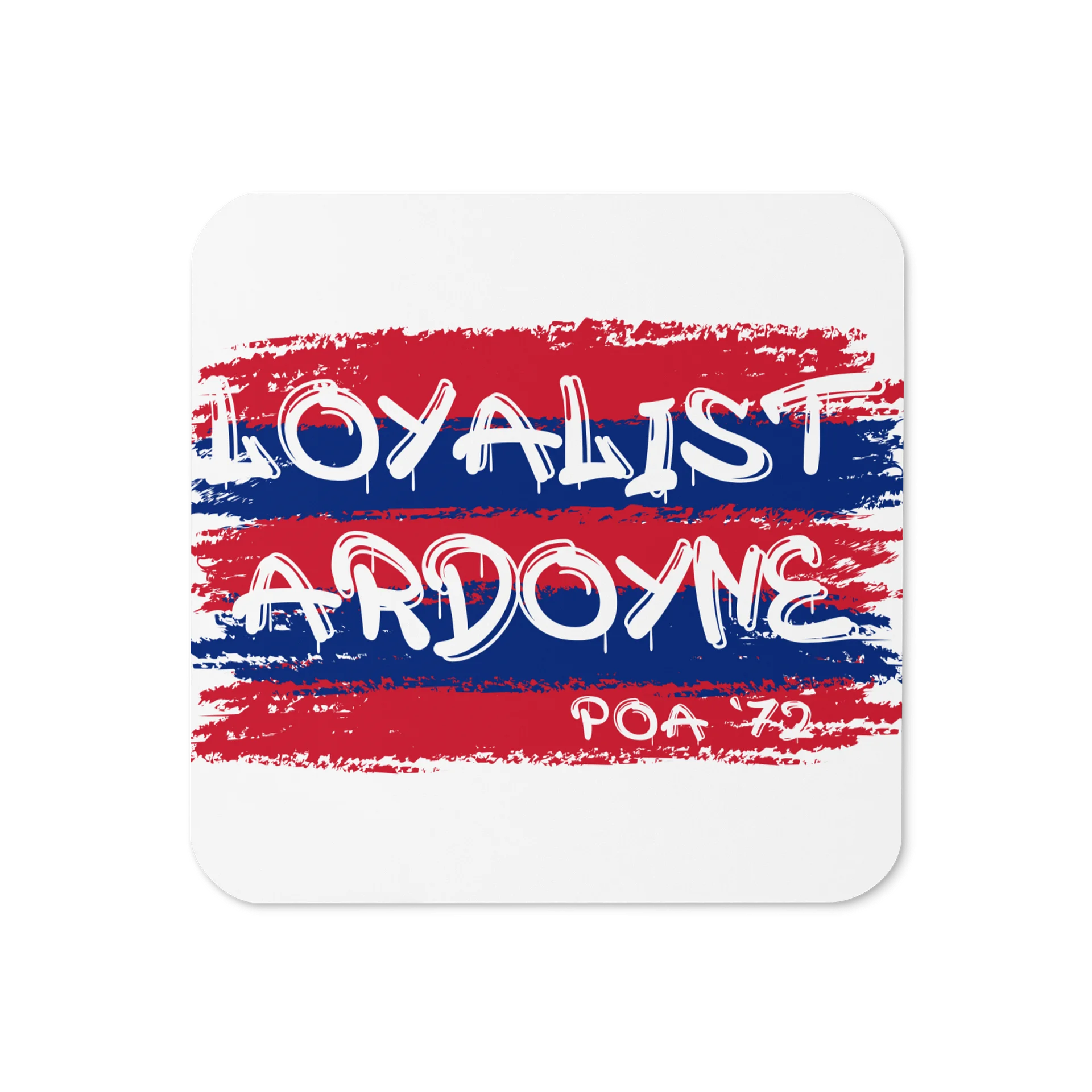 Loyalist Ardoyne Glossed Cork Coaster product image (1)