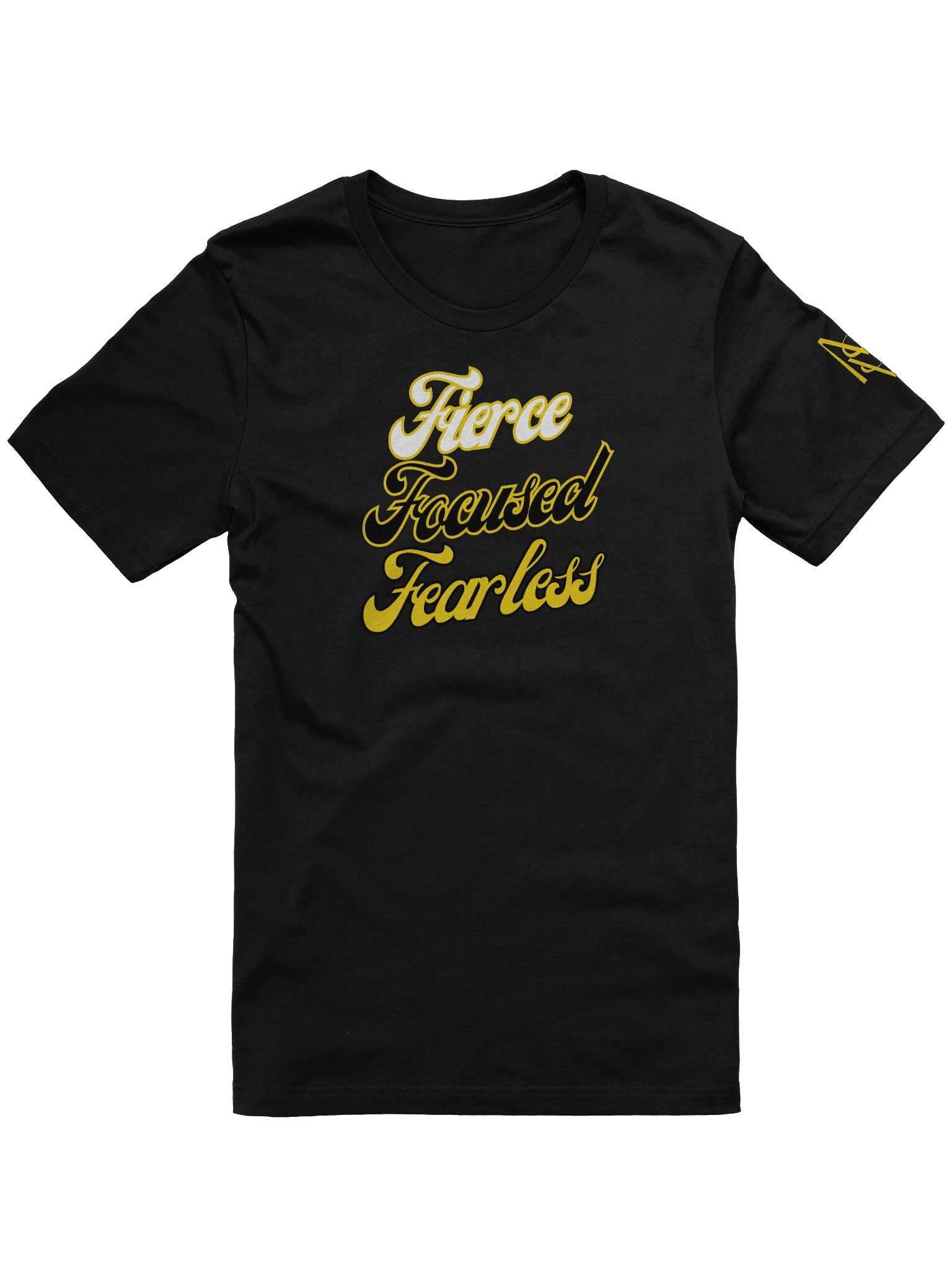 Retro Fierce. Focused. Fearless. Tee | Team Verga Empowerment Collection product image (5)