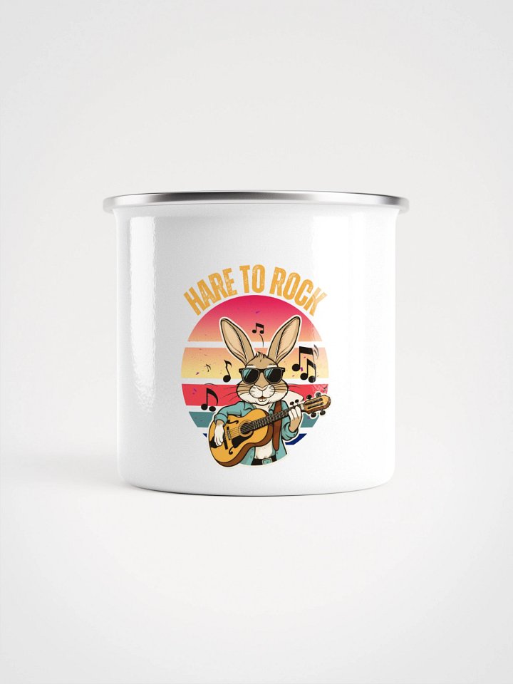 Hare To Rock Enamel Mug product image (1)