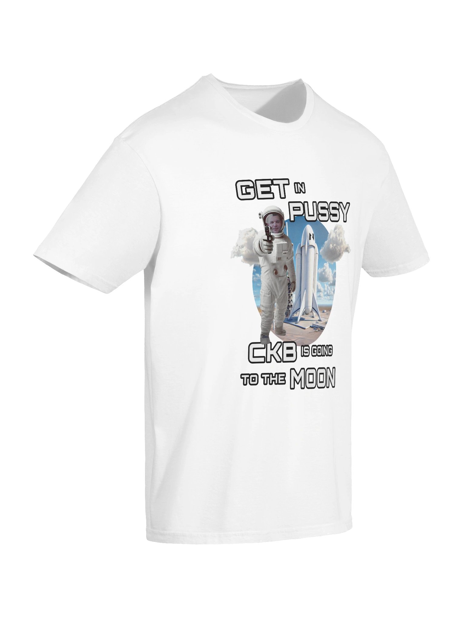 CKB is Going to the Moon T-Shirt White product image (10)