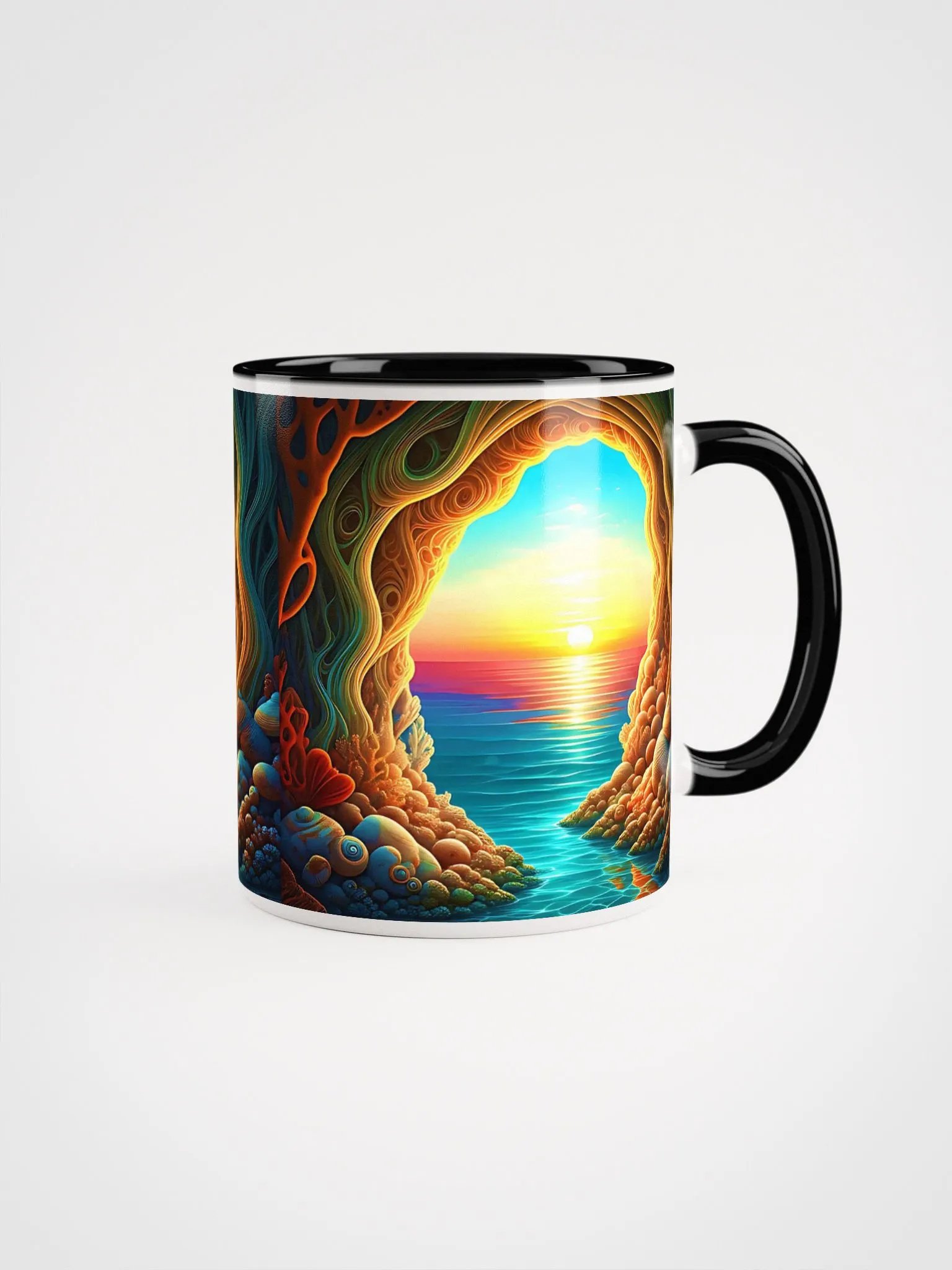 Sunset Serenity Cave Ceramic Mug product image (14)