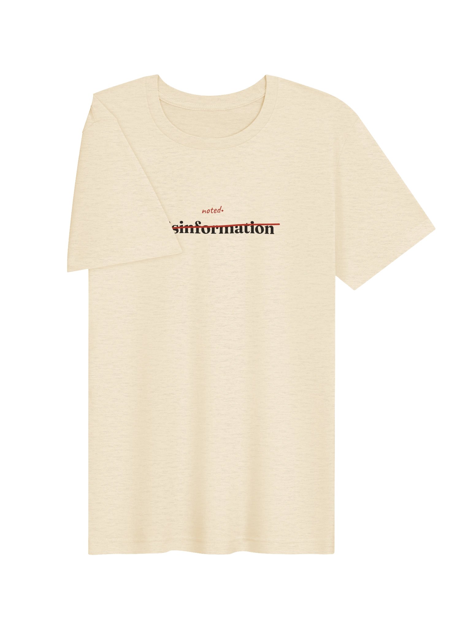 The Eco Tee — Heather Natural product image (3)