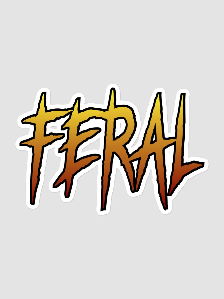 Feral Bubble-free stickers product image (1)