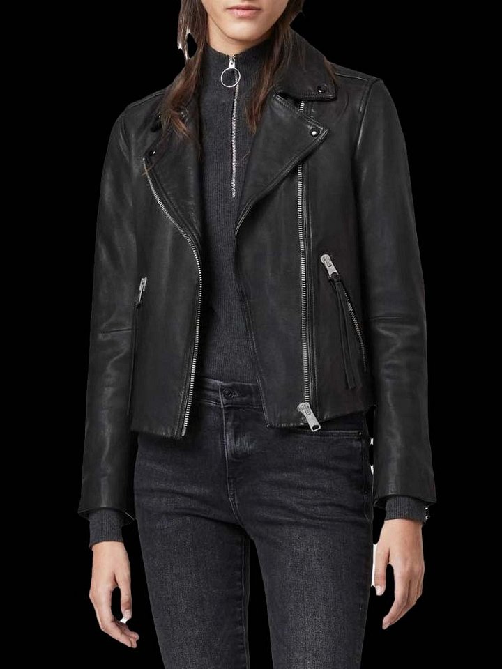 Ladies Giah Leather Blazer product image (1)
