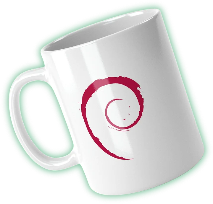 Coffee Mug with Debian Logo product image (1)